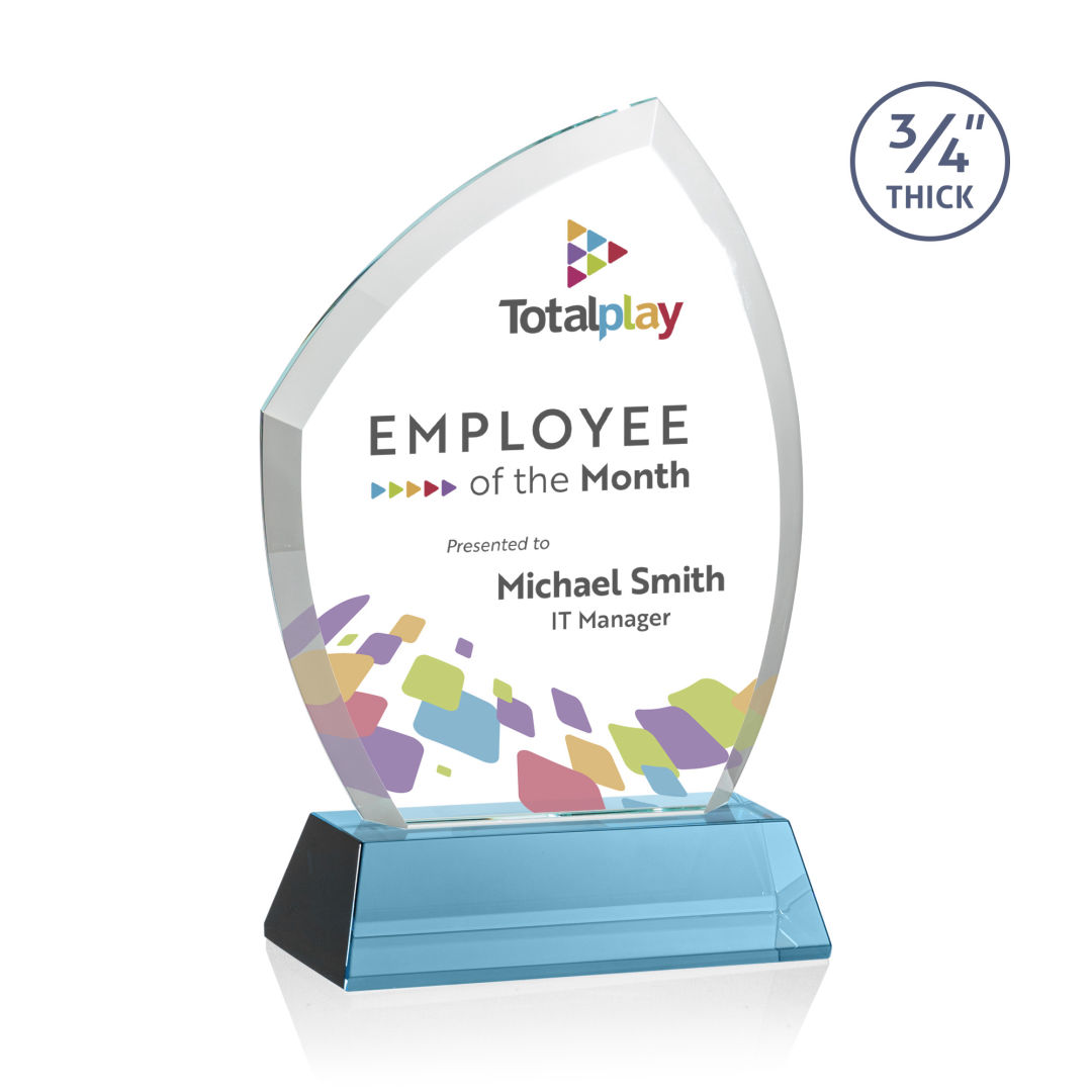 Daltry VividPrint™ Award on Newhaven Base - Sky Blue 6