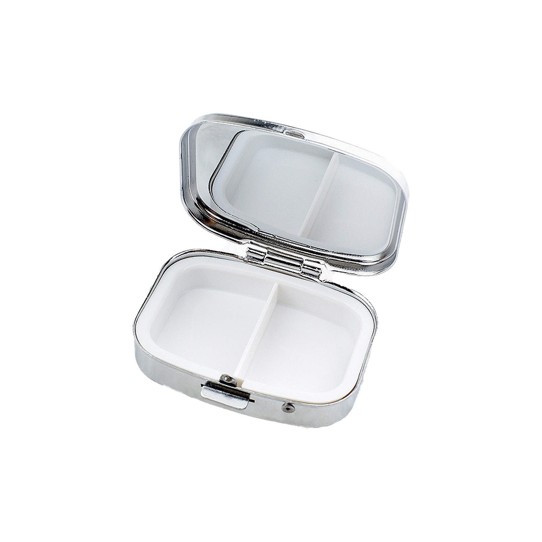 Square Two Compartments Vitamins Pill Cases 2