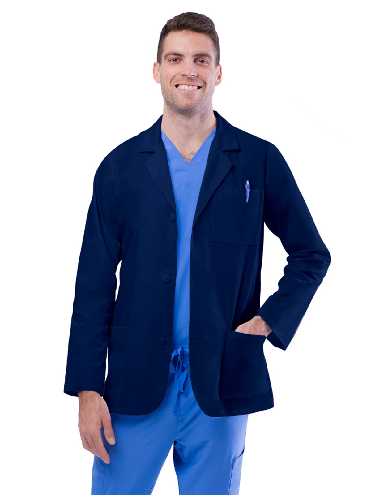 Adar - Universal - Unisex Three-Pocket 31" Consultation Lab Coat 16