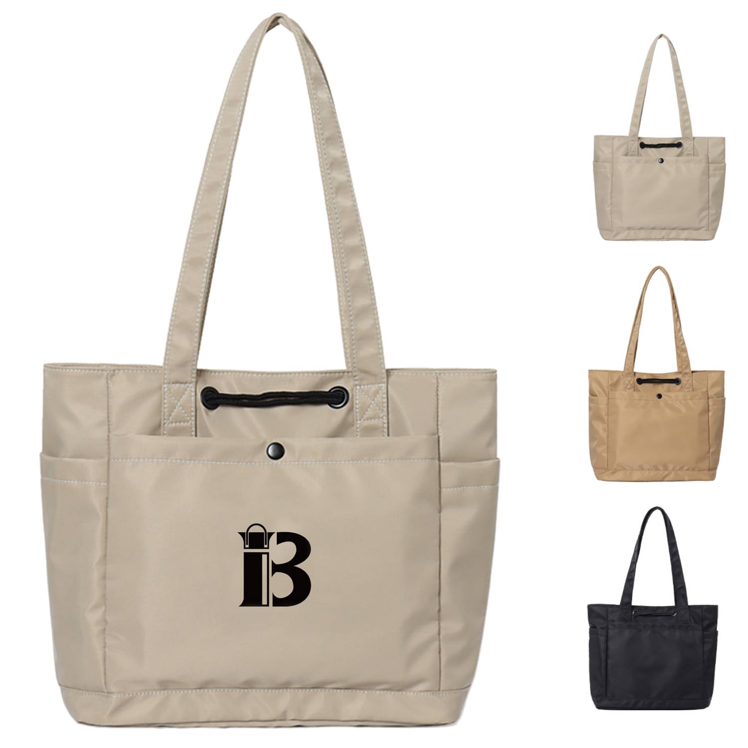 Nylon drawstring tote bag 4