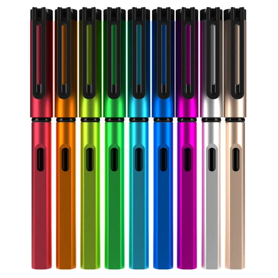 Metallic Plastic Gel Pen 1
