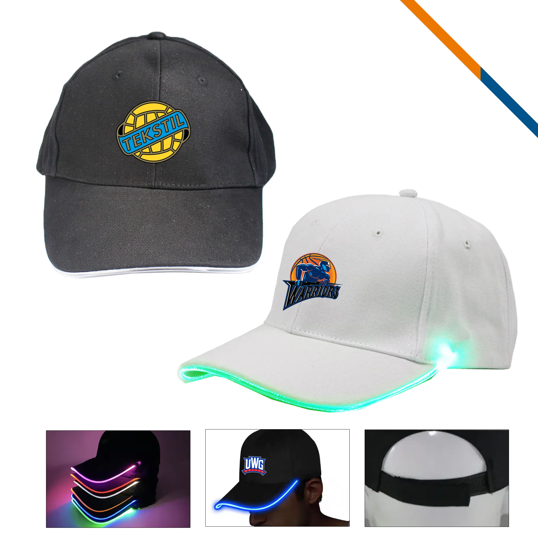 Tompkins LED Lighting Baseball Cap 10