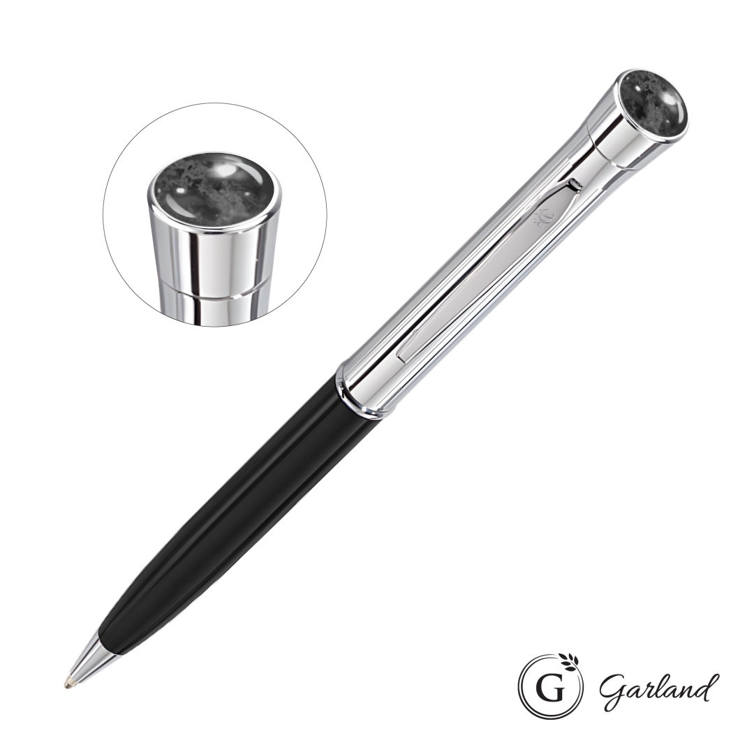 Garland® Monogram Aura Twist Ballpoint Pen - Chrome 6