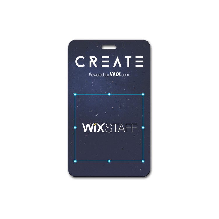 The Atlas full color name badge 3"X 5" 4