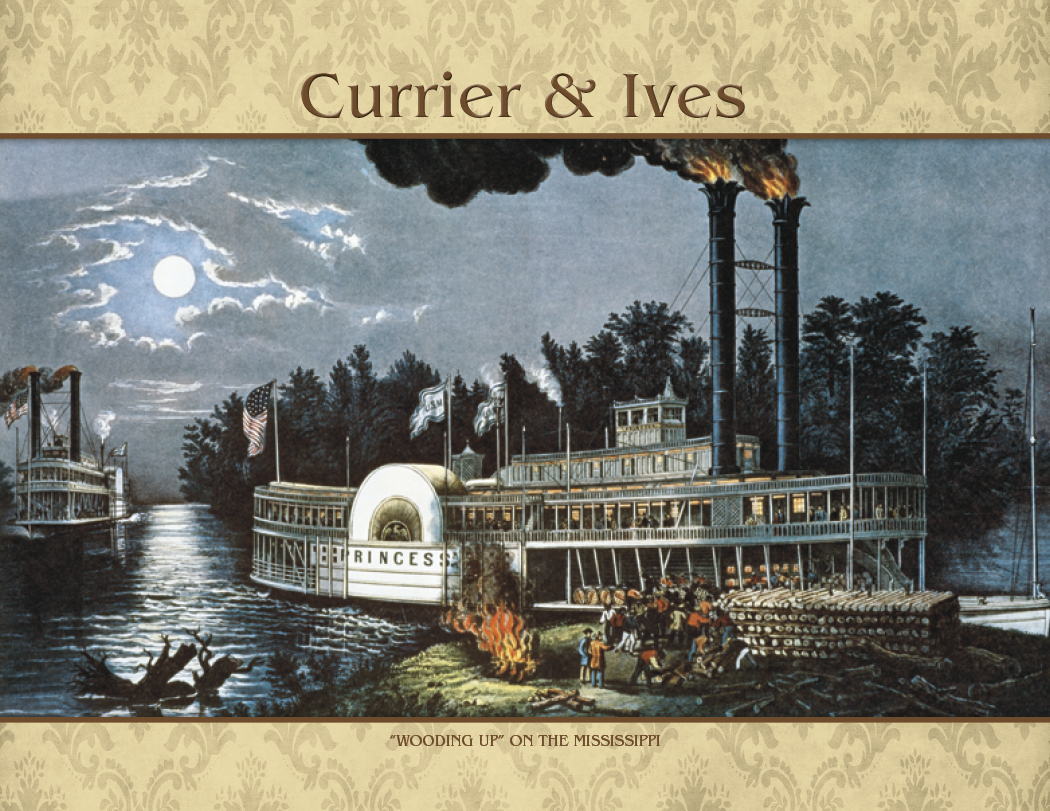 Good Value™ Currier & Ives - Stapled Calendar 20