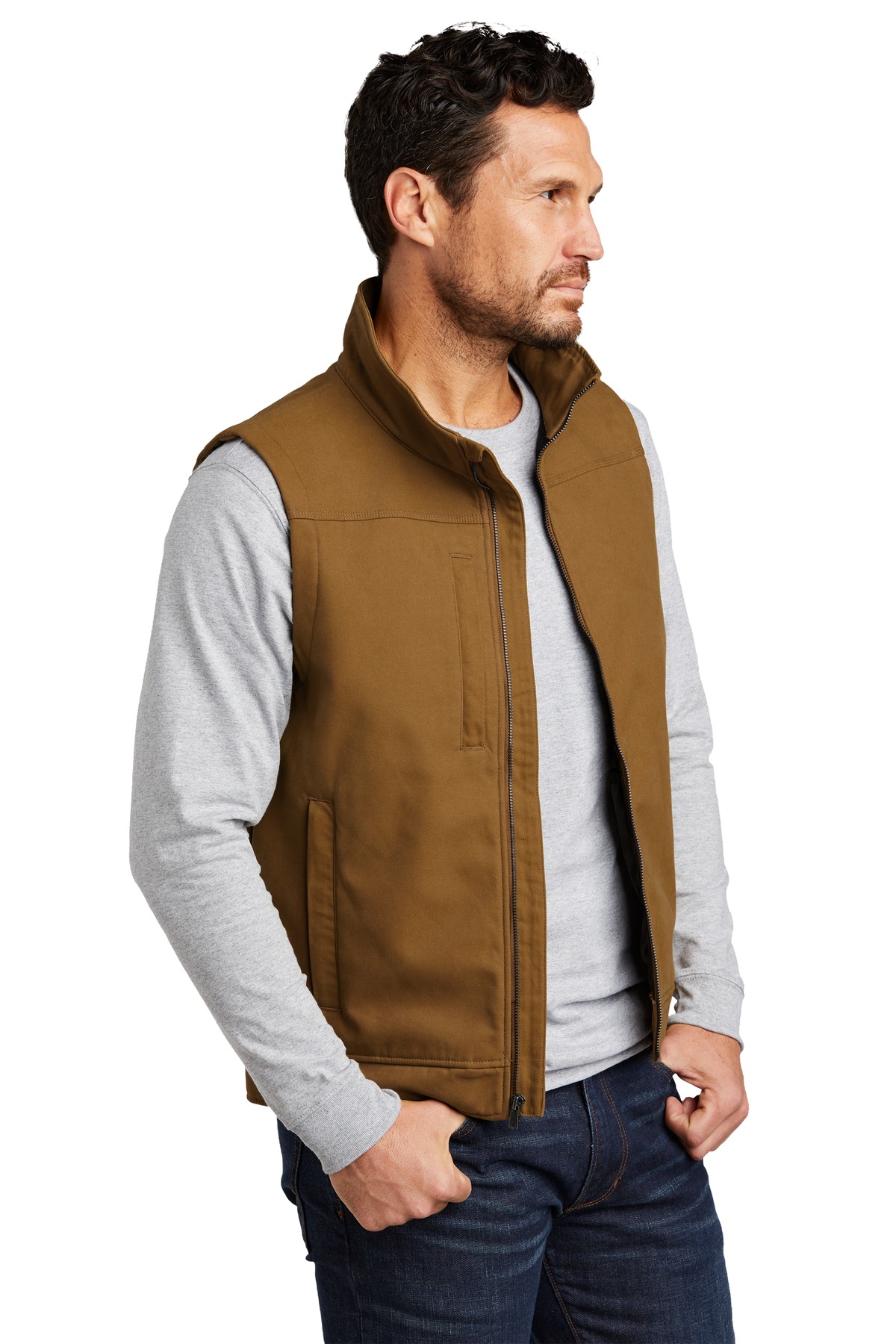 CornerStone Duck Bonded Soft Shell Vest CSV60 7