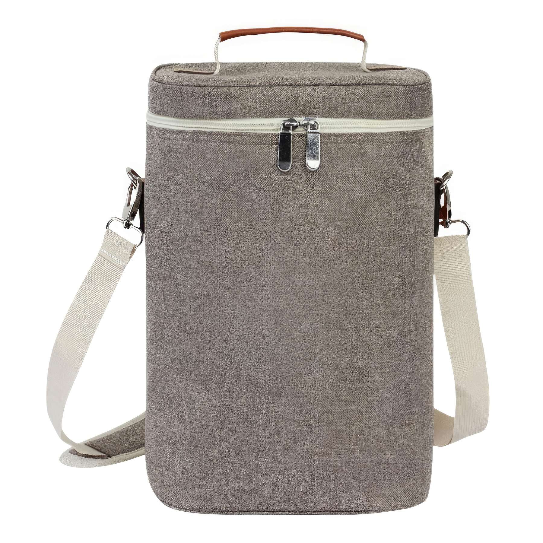 Custom Insulated 4 Bottle Wine Gift Tote Carrier 3