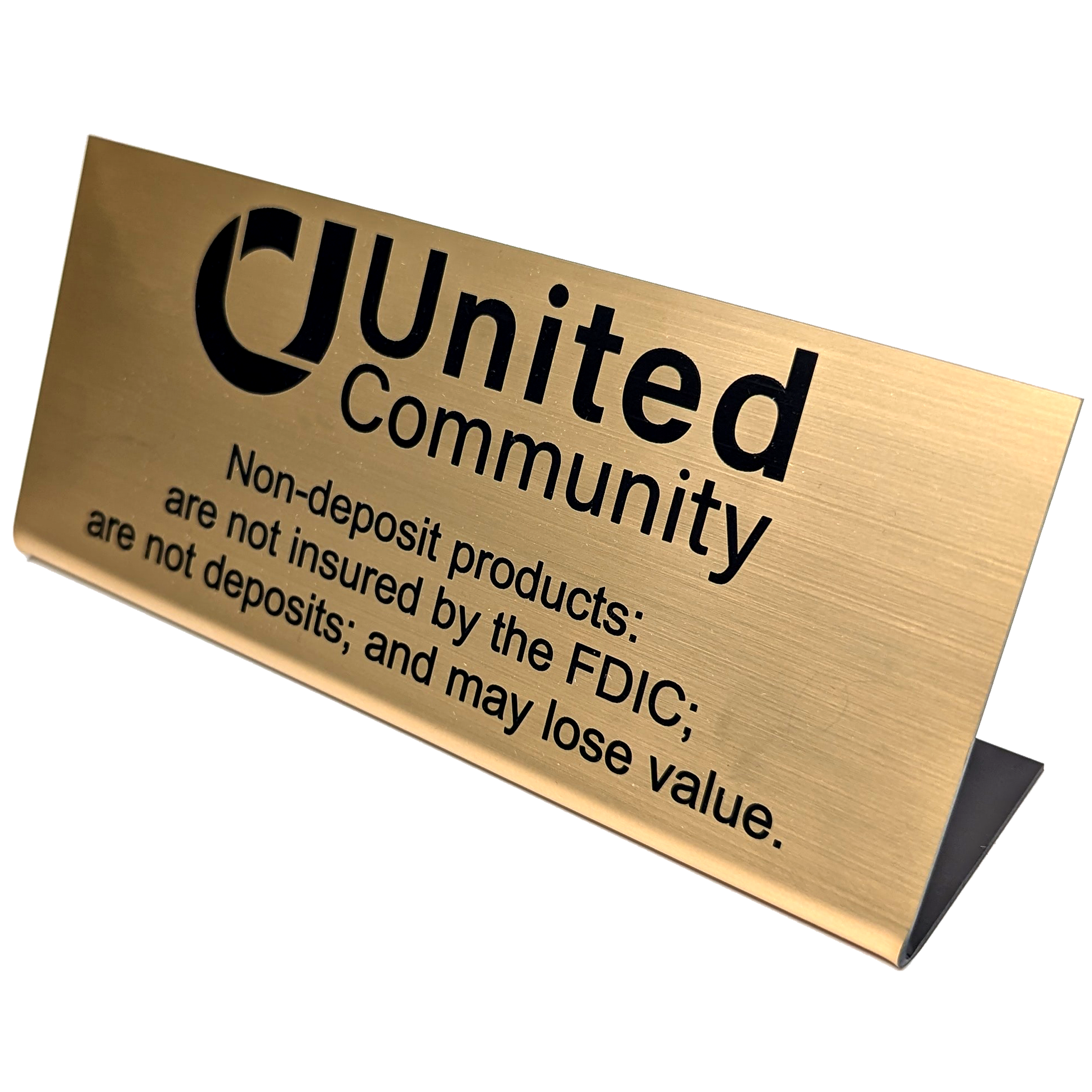 Folded Plastic Sign 25 - 50 sq Inches 2