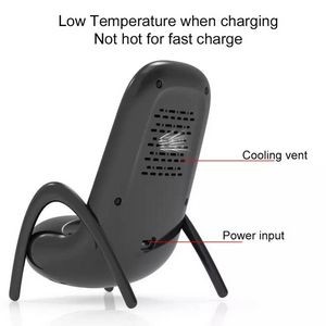 Fast Charging Holder Station Dock Chair Wireless Charger 2