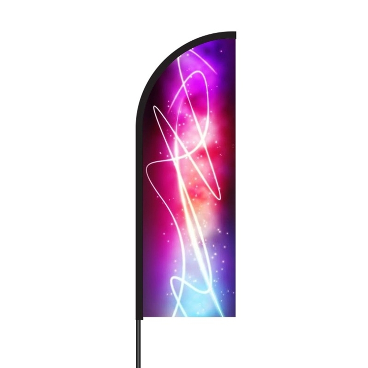 Flex Banner™ LX Feather Flag with Pole, Single-Sided 14' Outdoor Banner 2