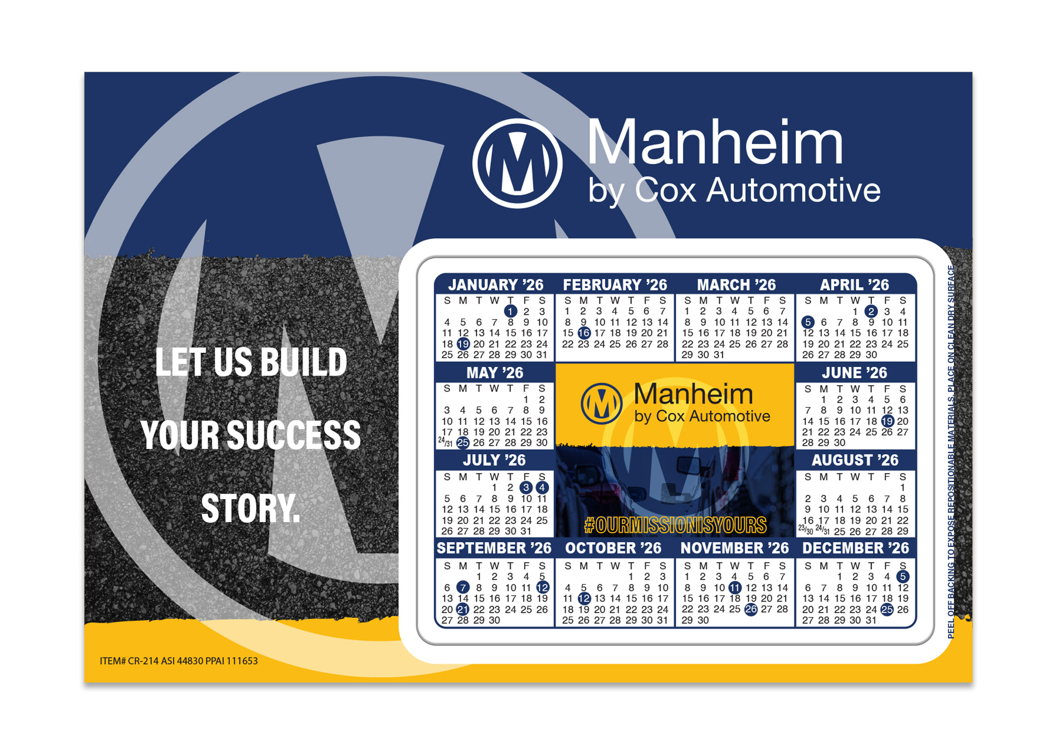 Repo Postcard with Detachable Calendar 1