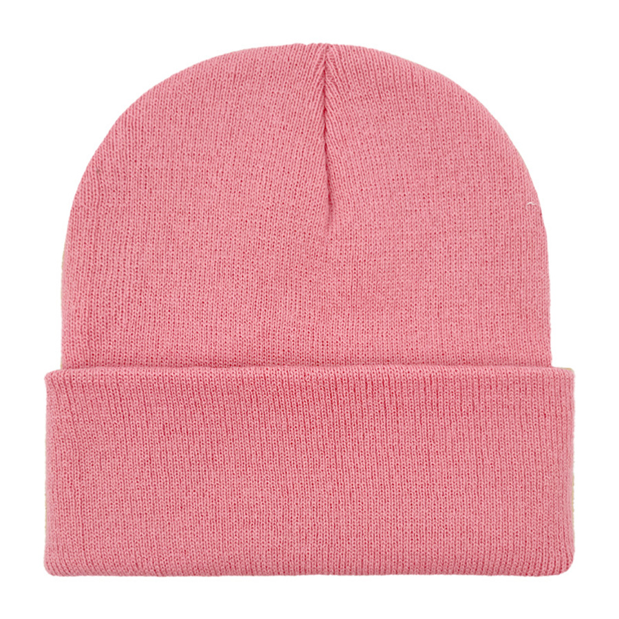 Classic Ribbed Cuffed Beanie with Custom Logo - 100% Acrylic 18