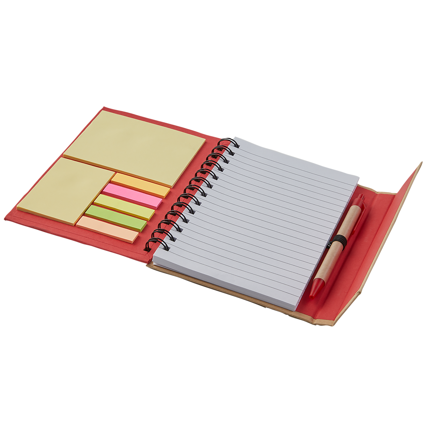 Eco Magnetic Notebook W/ Sticky Notes & Pen 13