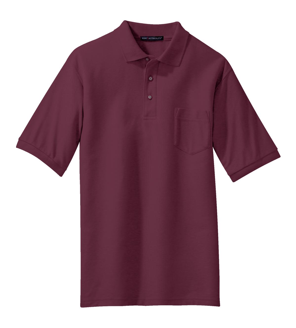 Port Authority Silk Touch Polo with Pocket. K500P 22