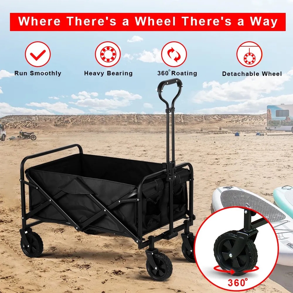 Compact Outdoor Folding Utility Wagon 6