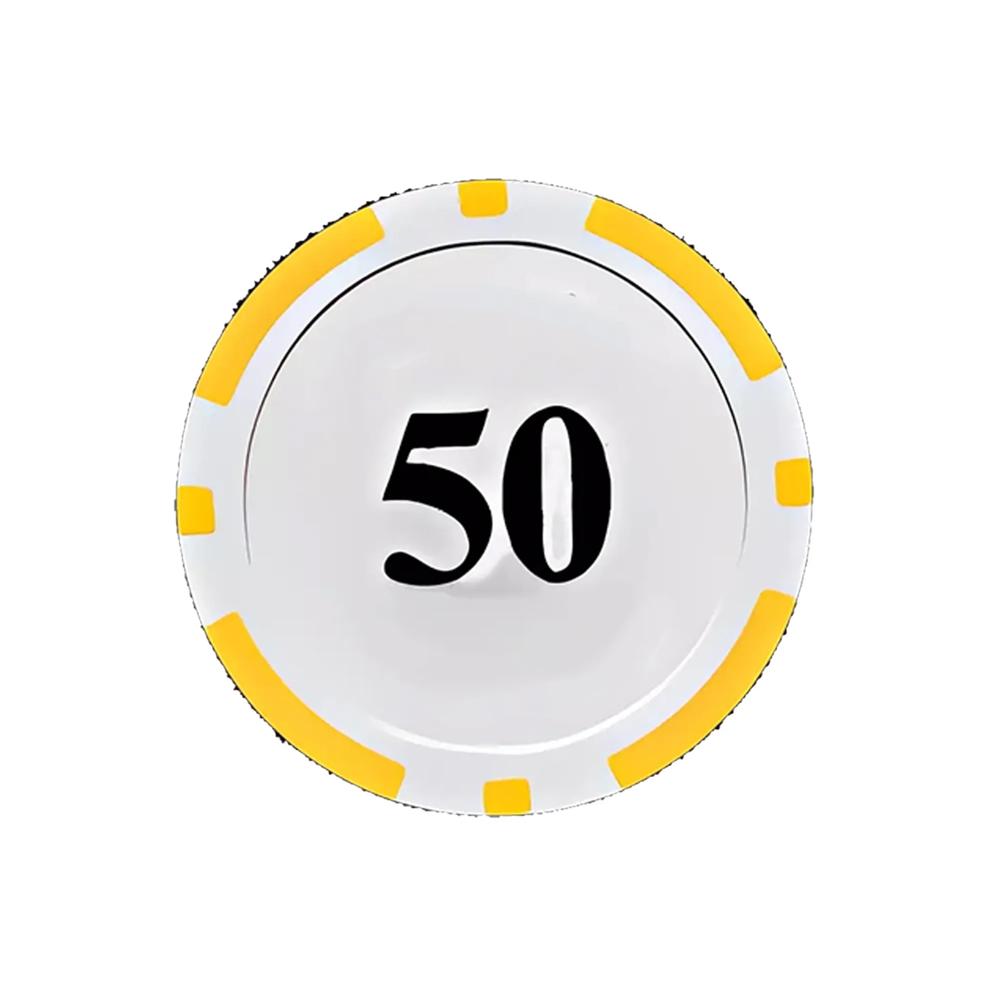 Eco-Friendly Striped Dice Poker Chips Casino Gameplay 4