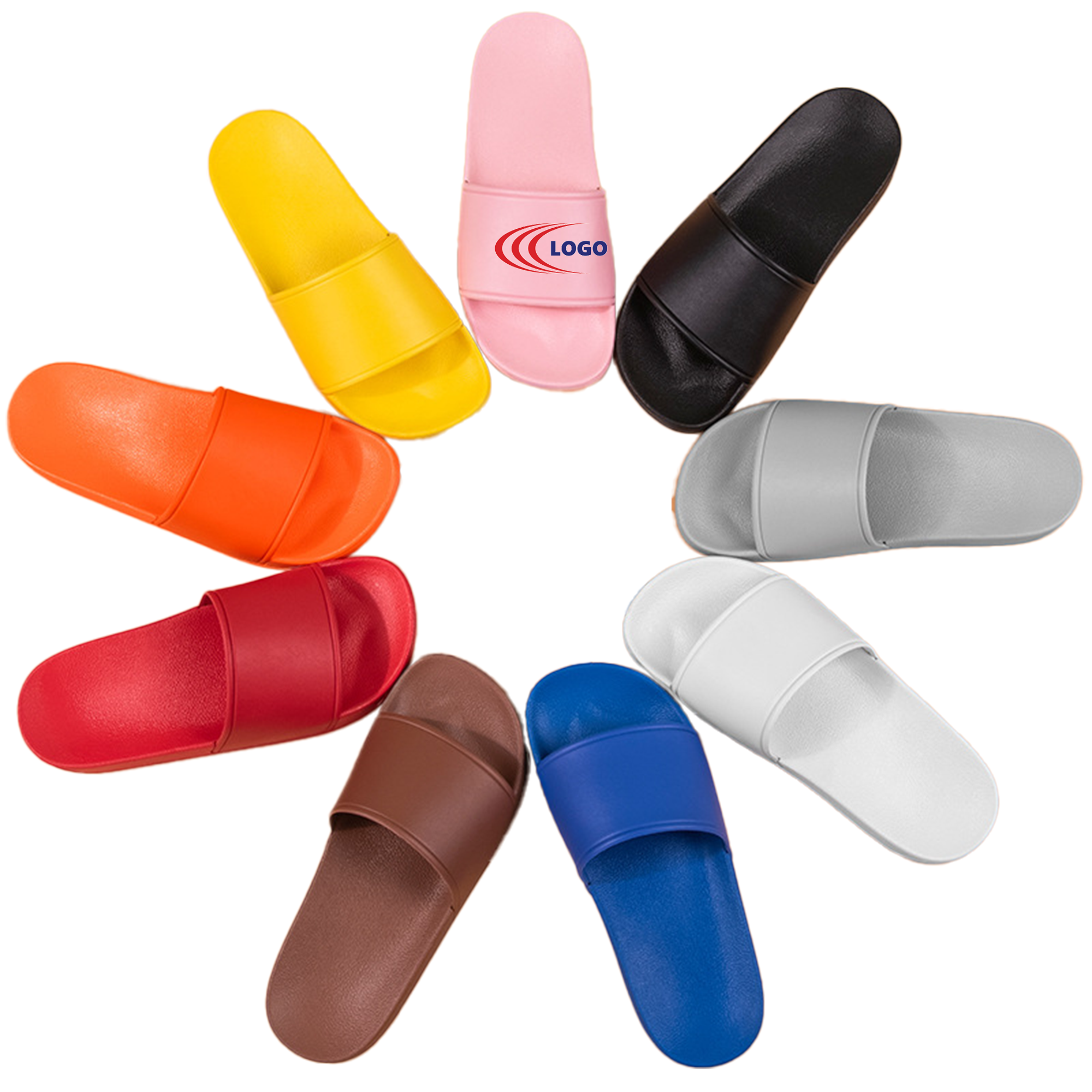 Lightweight PVC Promotional Slide Sandals 2