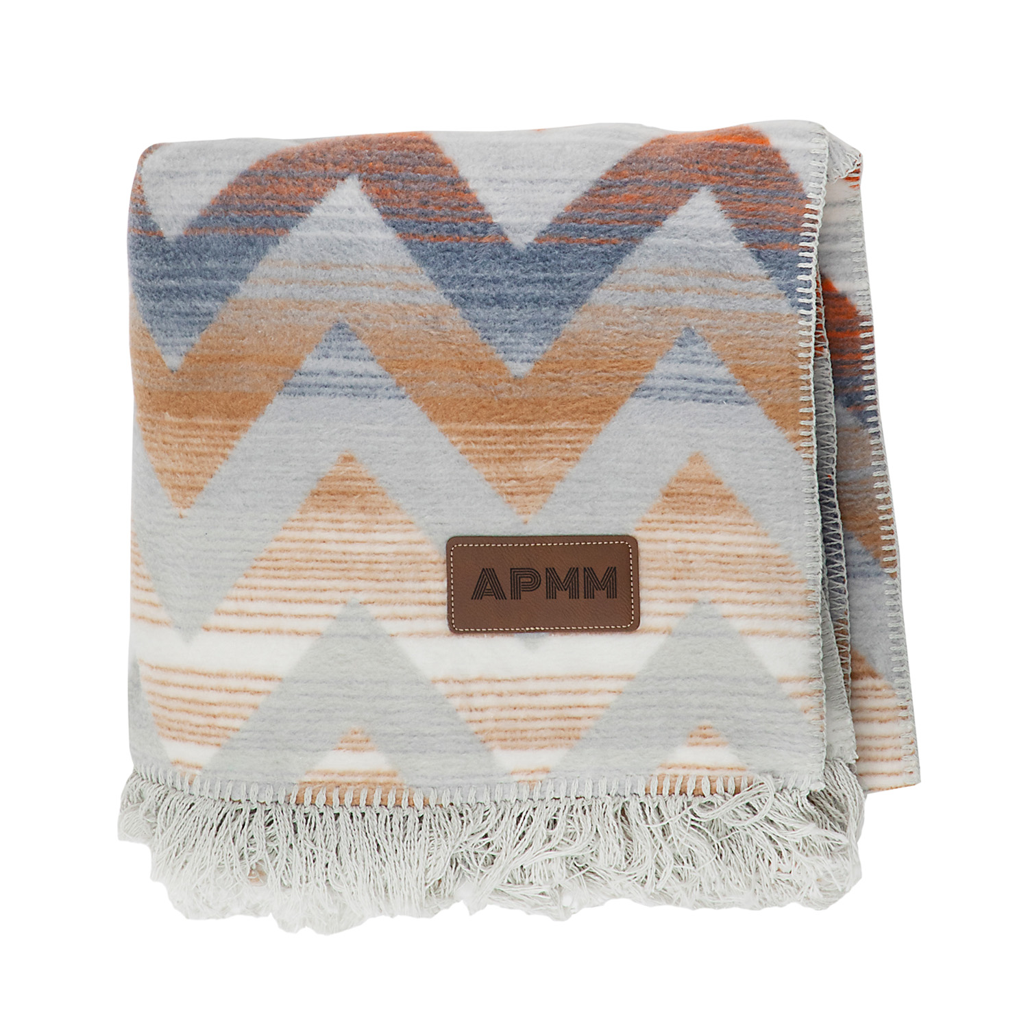 Santa Fe Chevron stripe blanket made of 58% Recycled cotton, 32% Acrylic, 10%Polyester 4