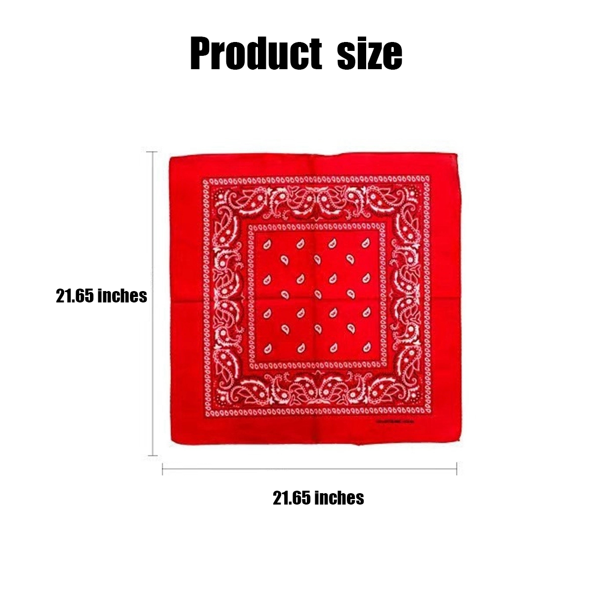 Multi-Purpose Bandanas Paisley Cowboy Polyester Headbands 1