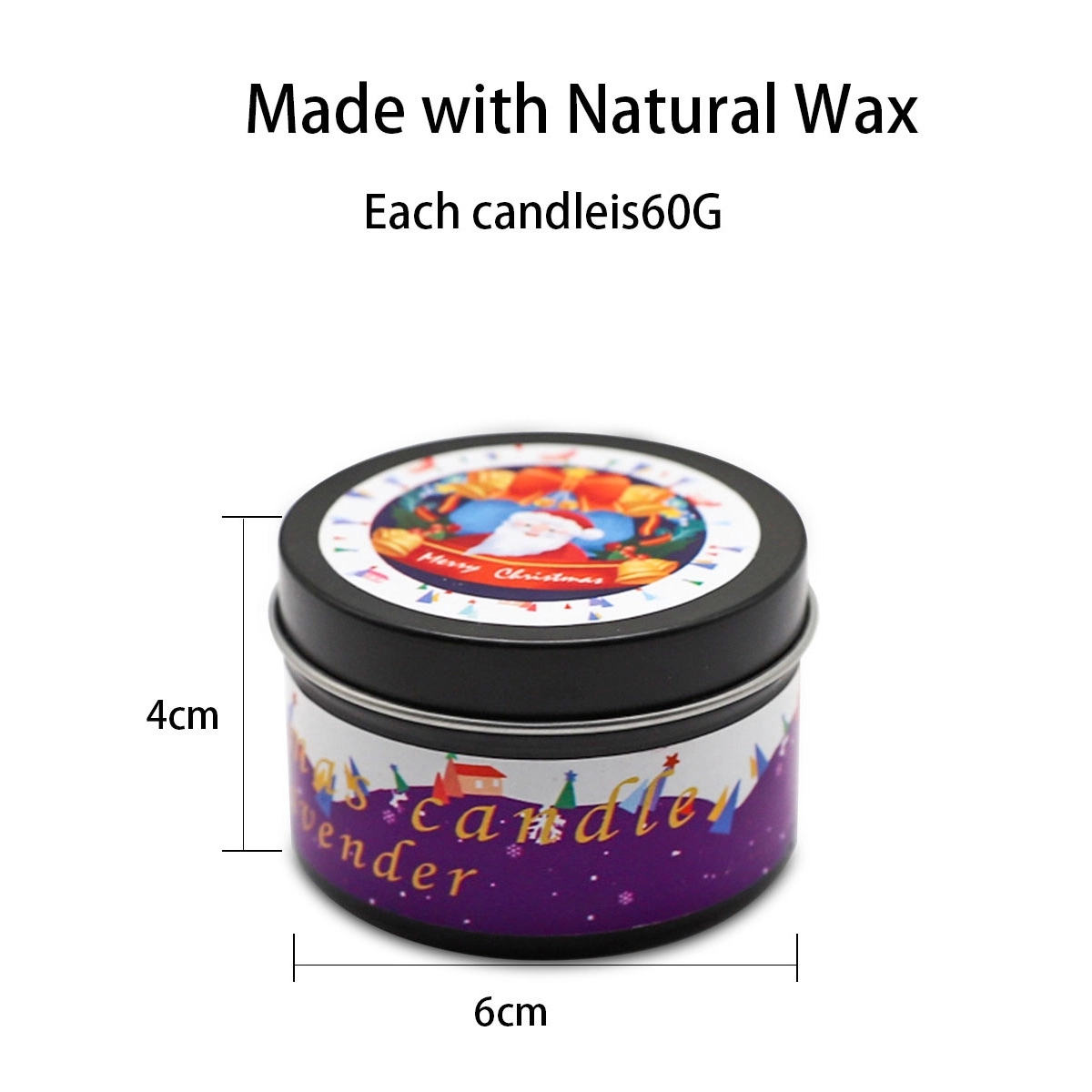 12 Pack Christmas Gifts Set Scented Candles 3