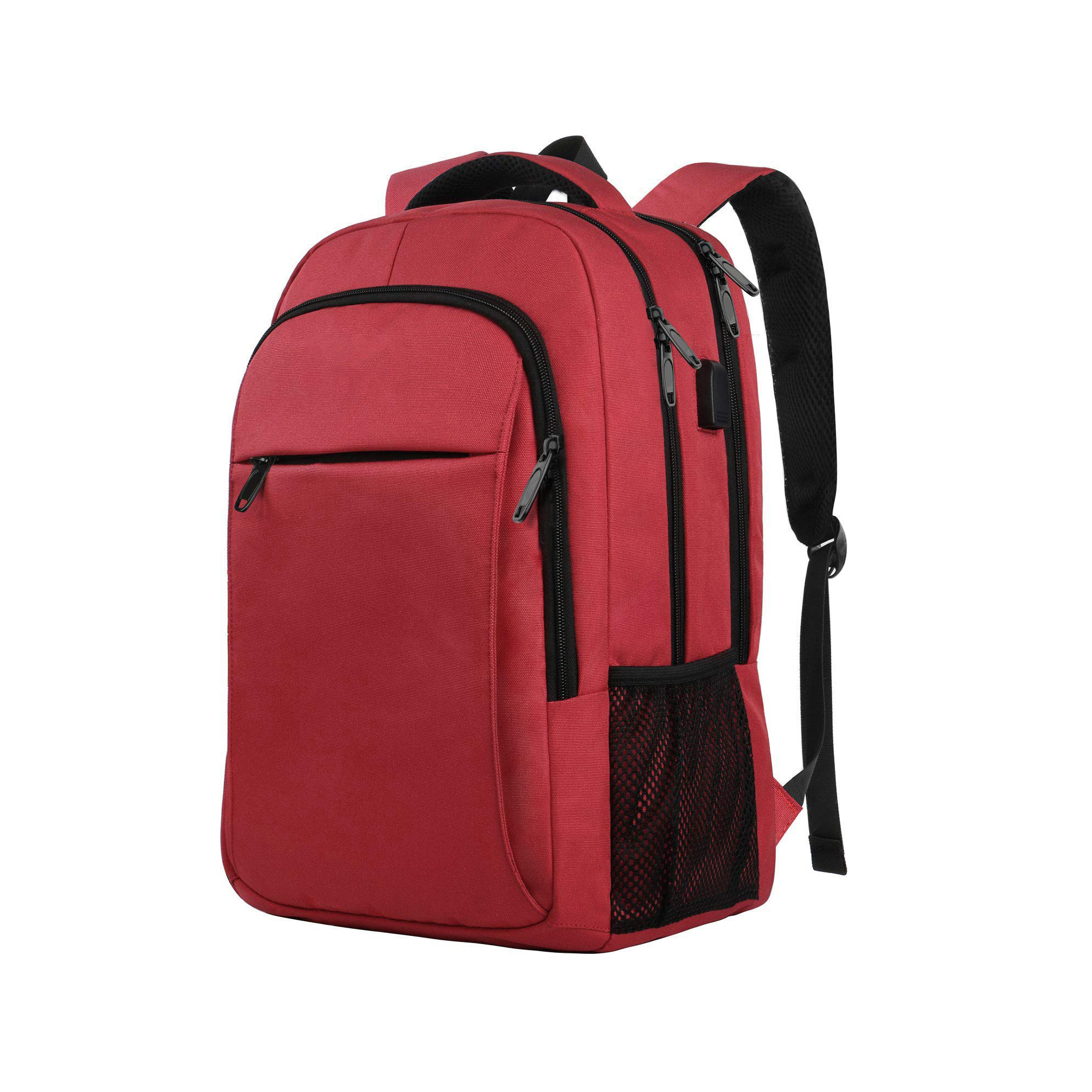 Nylon Travel Laptop Backpack With Padded Strap 17