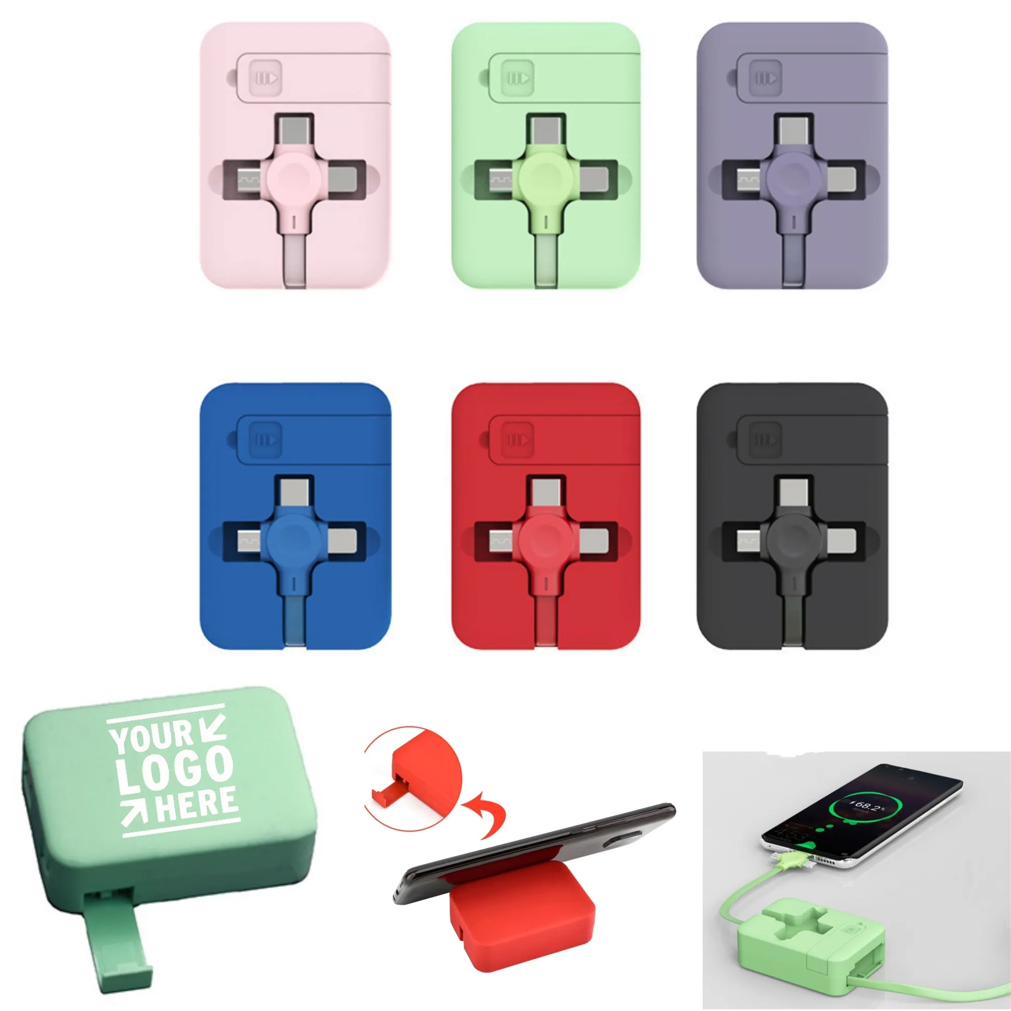 3-in-1 Retractable USB Cable 1