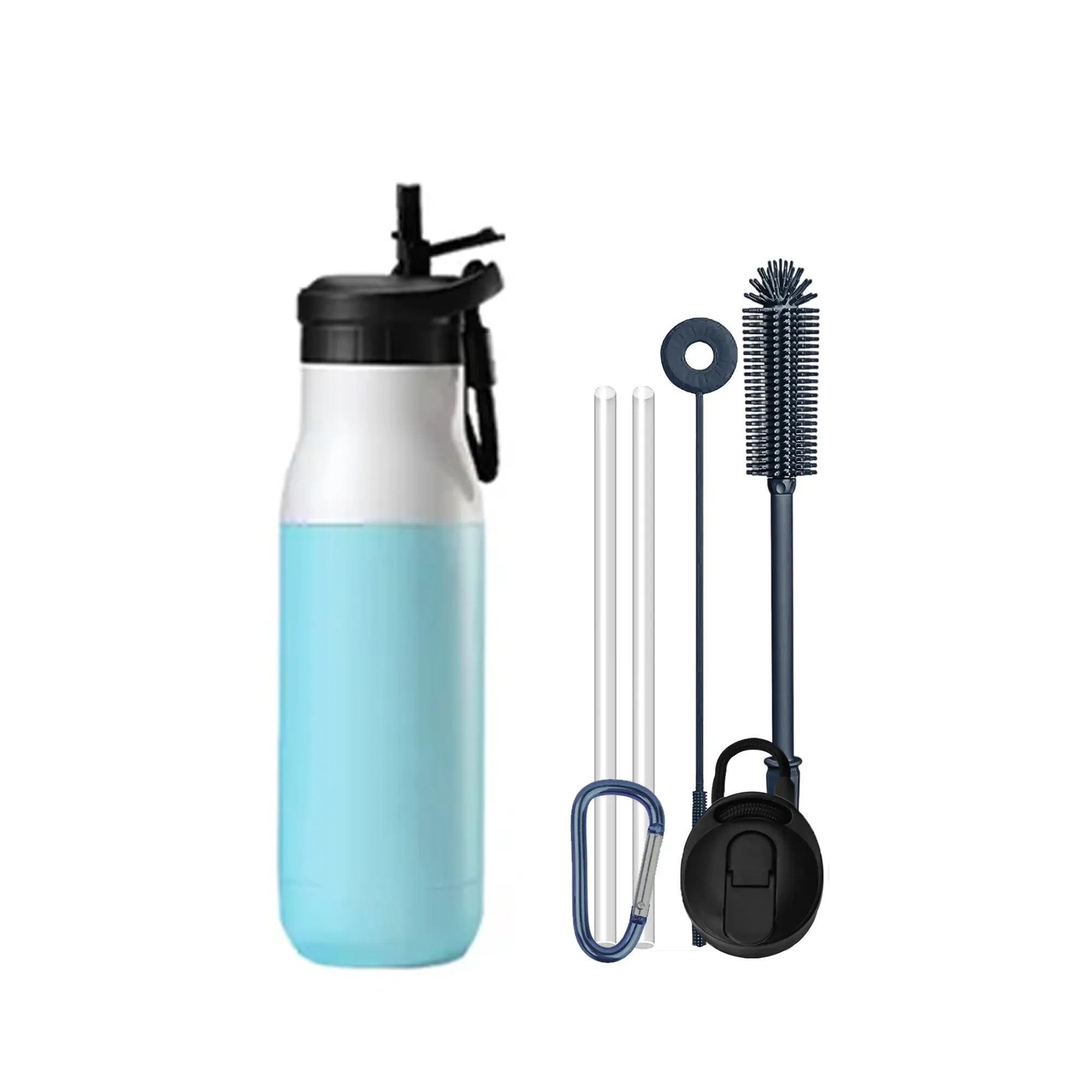 12Oz Stainless Steel Double Layer Leakproof Sports Thermos 3