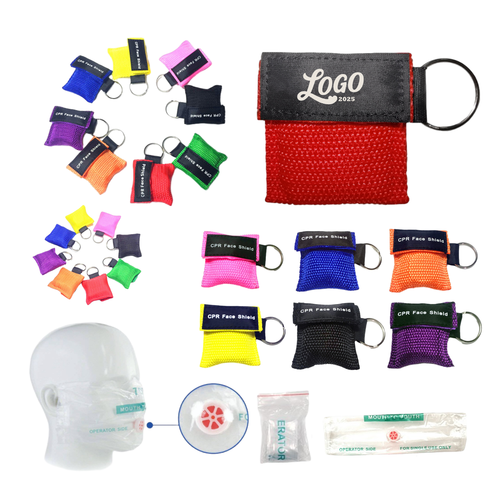 Cpr First Aid Breathing Mask With Keychain 1