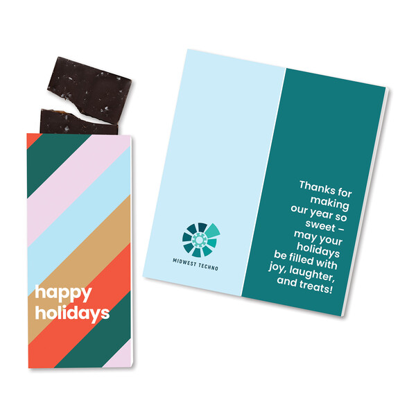 Chocolate Sea Salt Caramel Bar Sweeter Cards