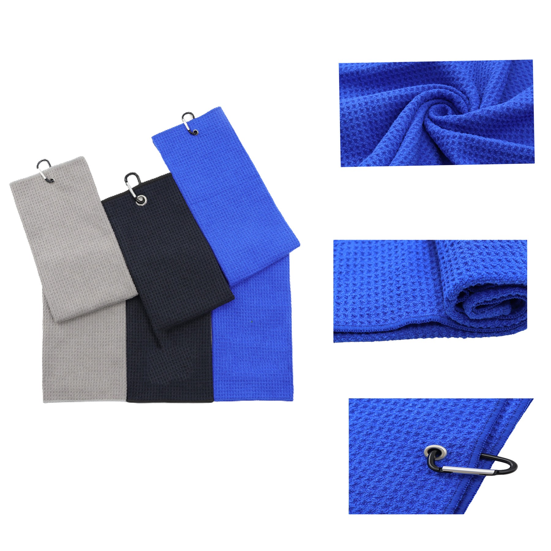 Sports Microfiber Waffle Golf Towel 2