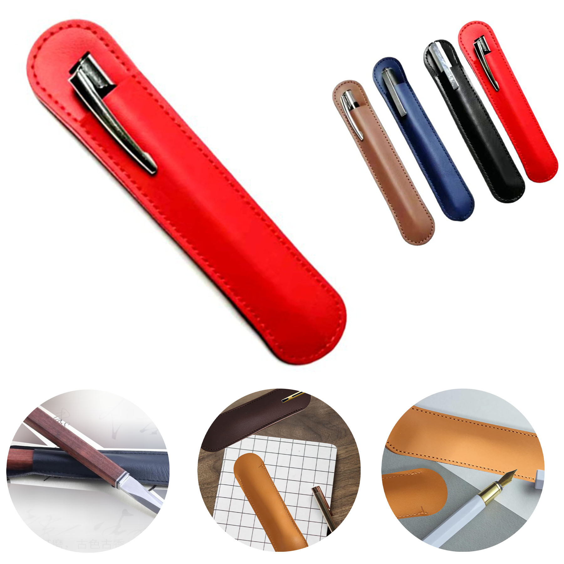Leather Fountain Pen Sleeve 5