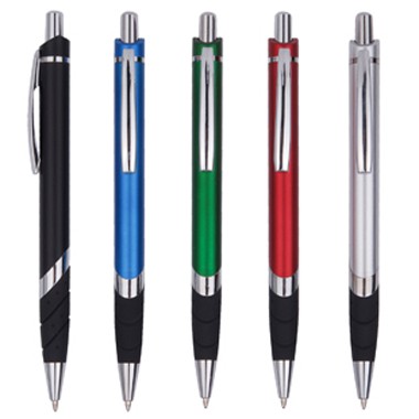 PLASTIC BALLPOINT BUDGET PEN WITH PUSH ON/OFF FUNCTION 1