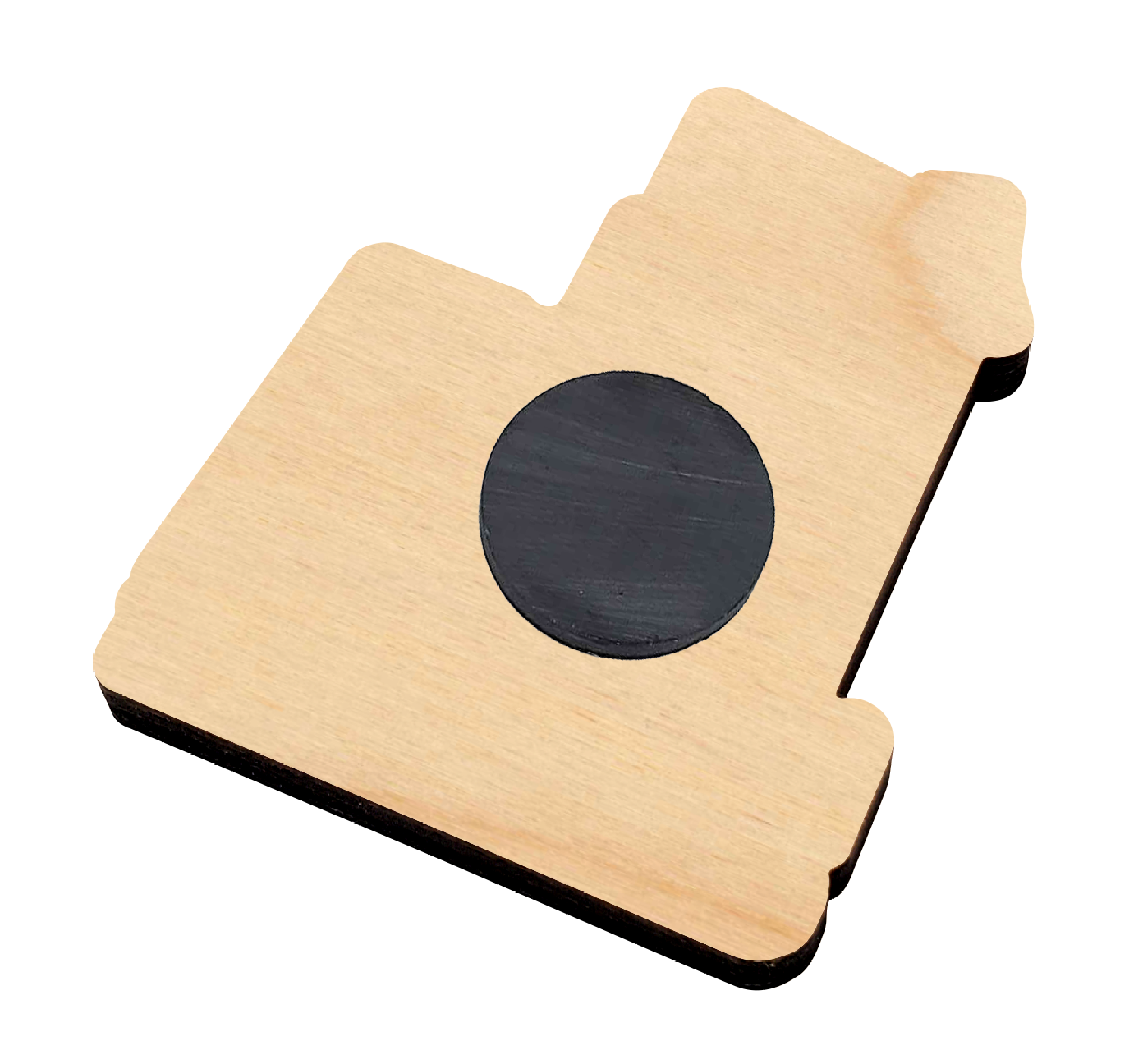 Custom Ultra Vivid Birch Magnet with Disc Magnet 1