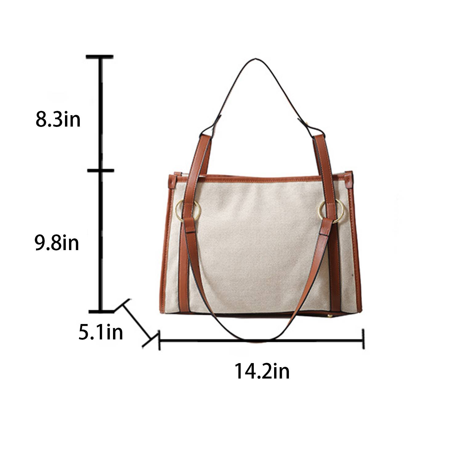 Canvas Tote Bag Large Capacity Customized for Women 1