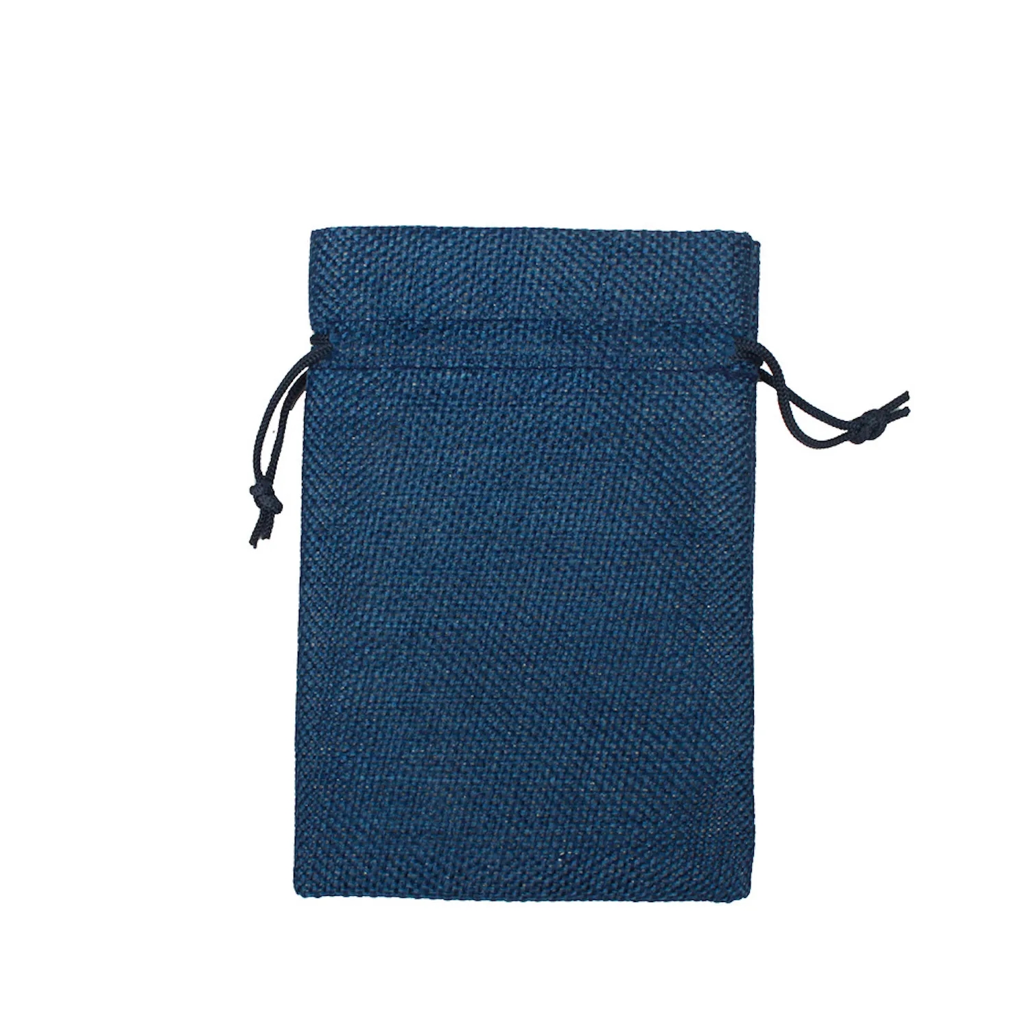 Medium Natural Burlap Pouches Jute Drawstring Bags 5" x 7" 12
