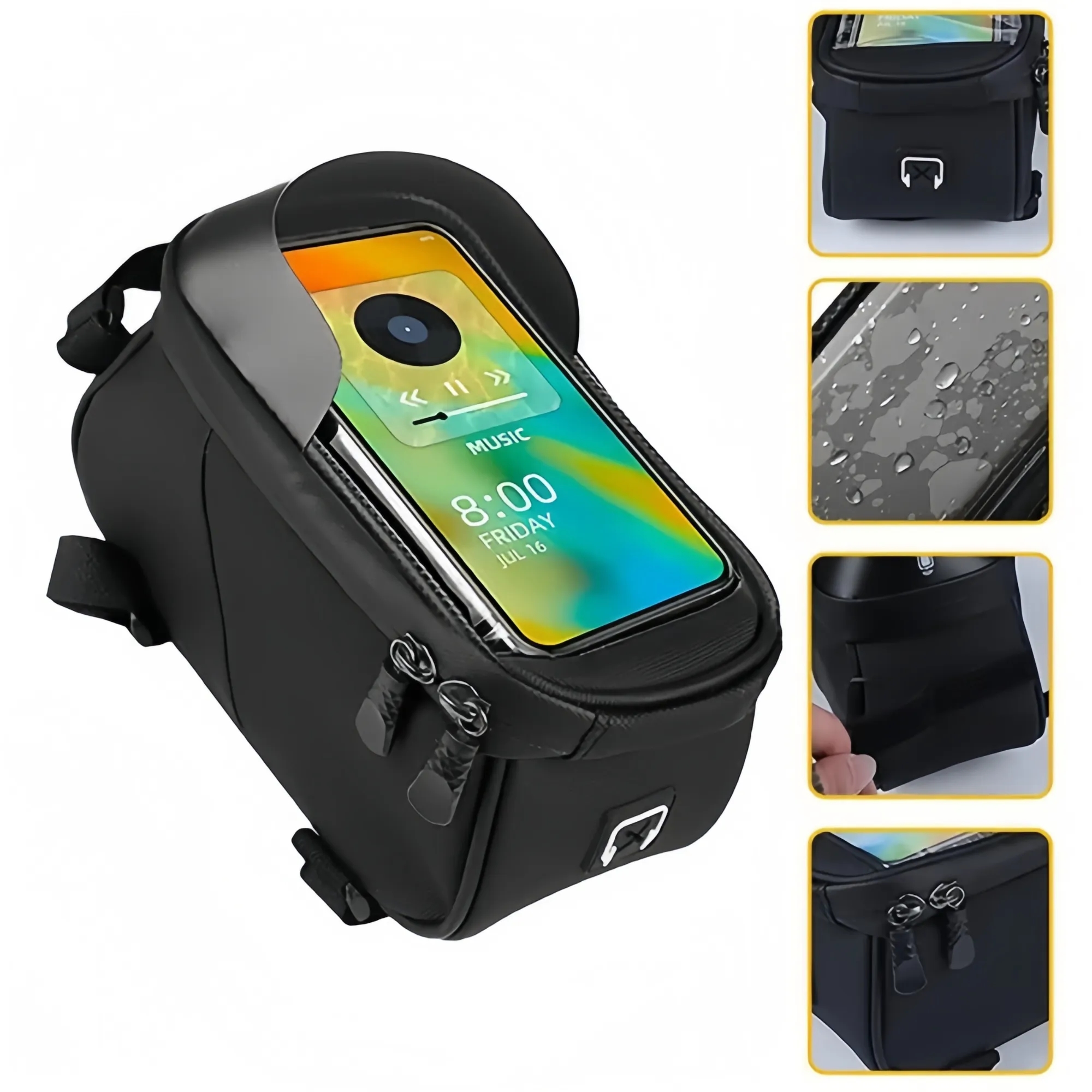 Bicycle Phone Front Frame Bag 3