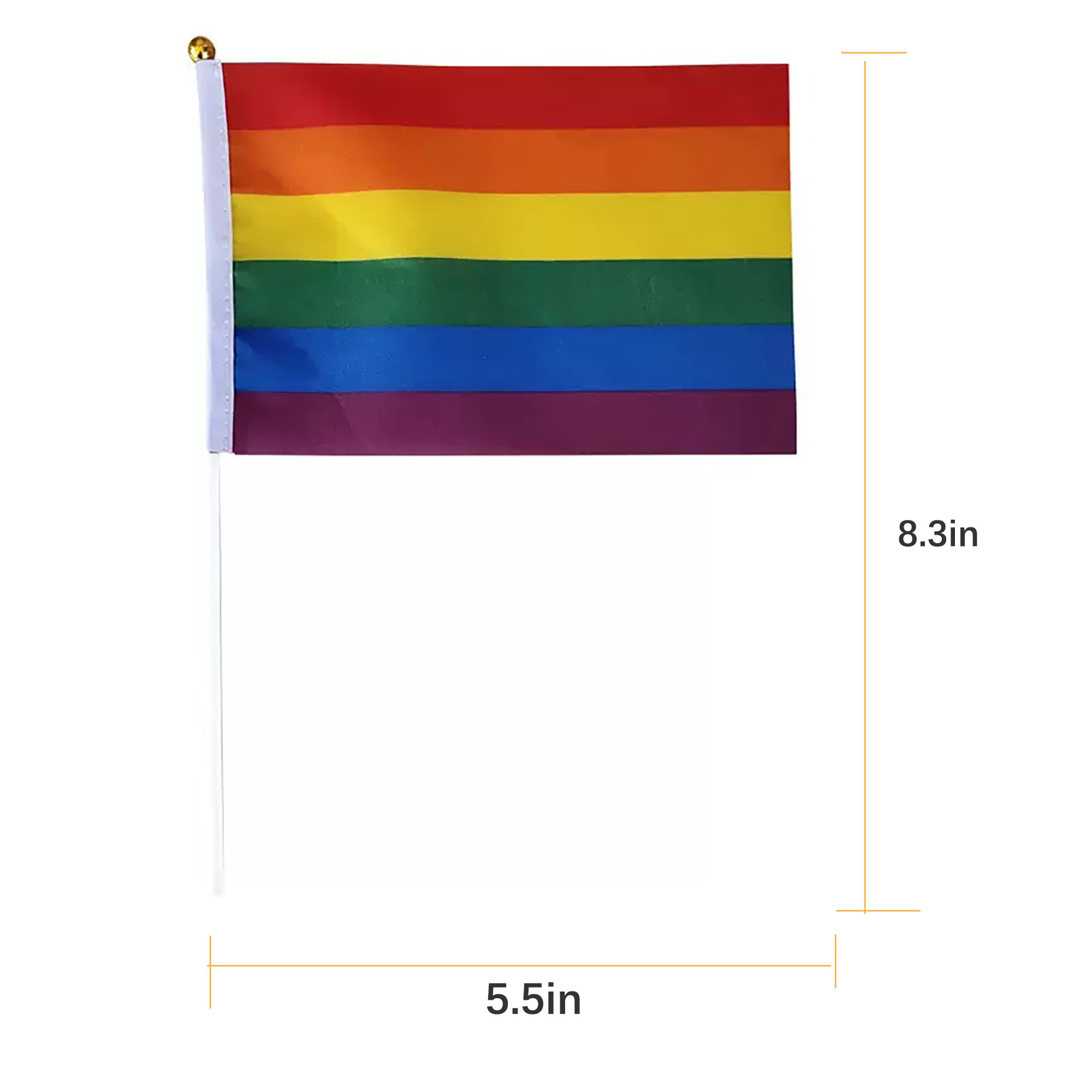 Polyester Mini Hand Waving Flag 4