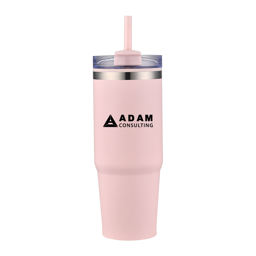 EcoSip 30oz Stainless Steel Outer Tumbler with PP Inner & Straw 1