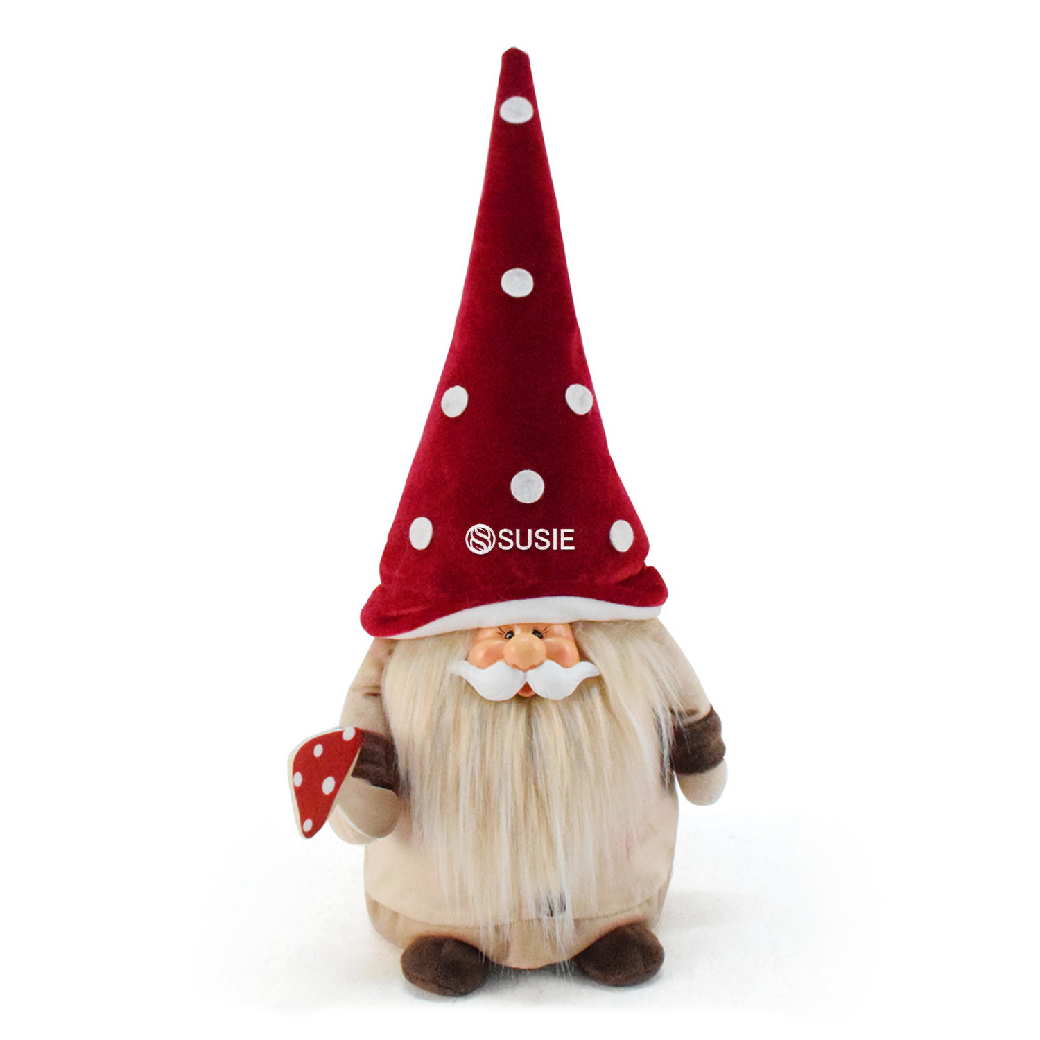 Mushroom Gnome Figurine Christmas Decorative Toy 2