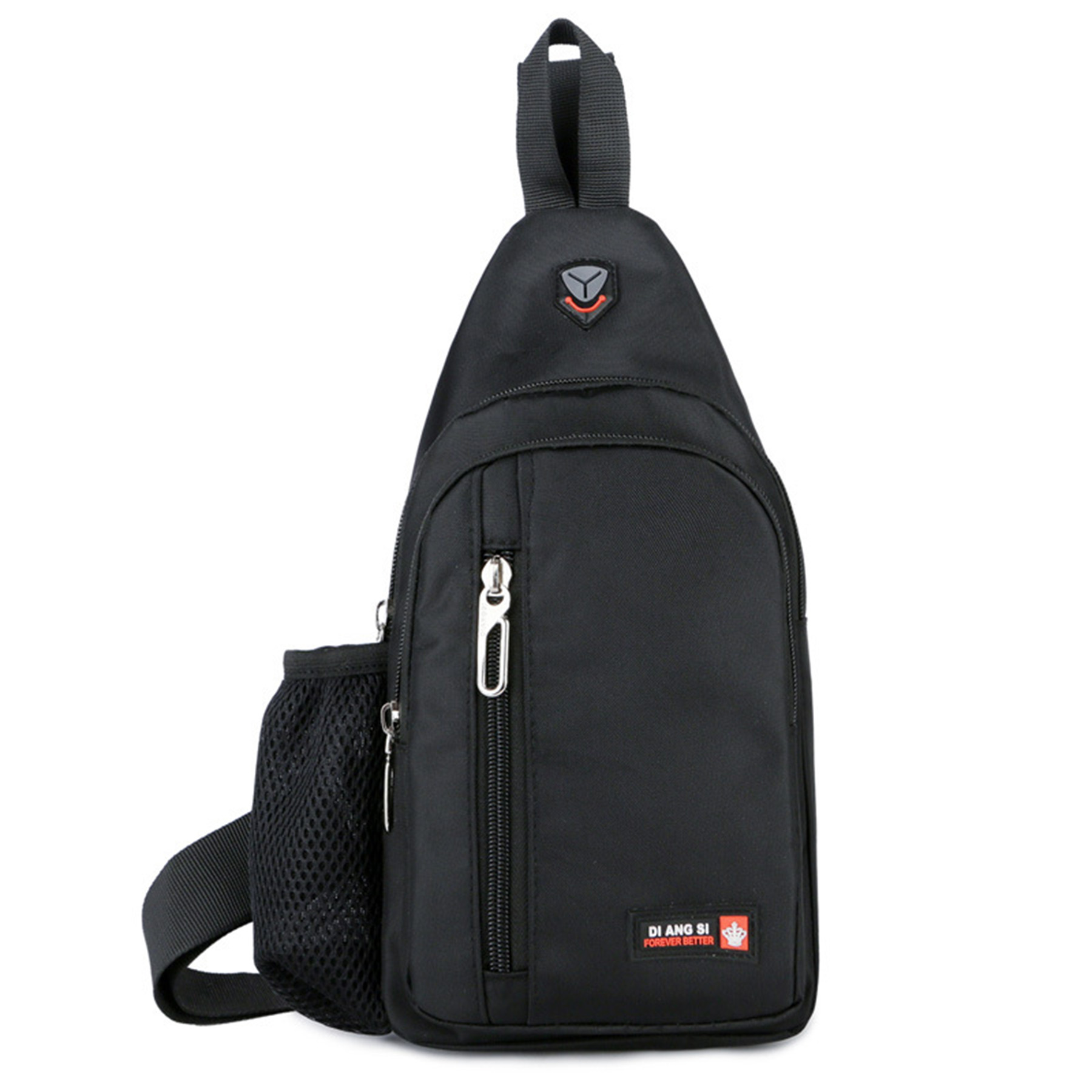 Sling Backpack Crossbody Bag With Earphone Hole 2