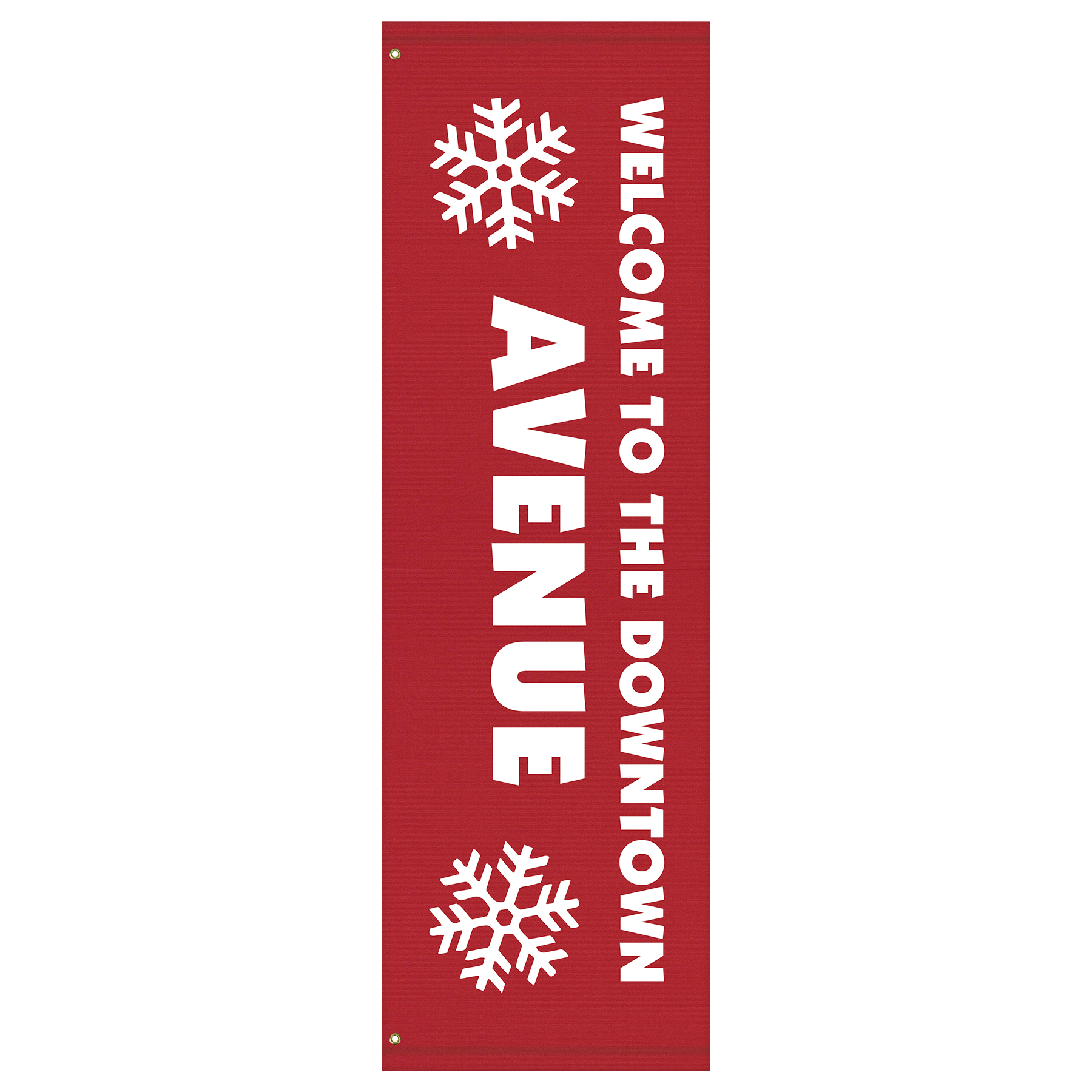 96" x 30" Custom Sunbrella™ Avenue Banner-1 Color Imprint 6