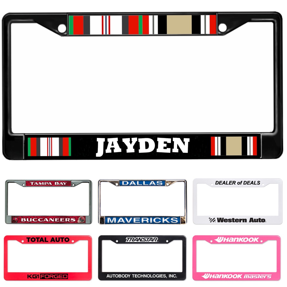 Aluminum Alloy License Plate Frame 2
