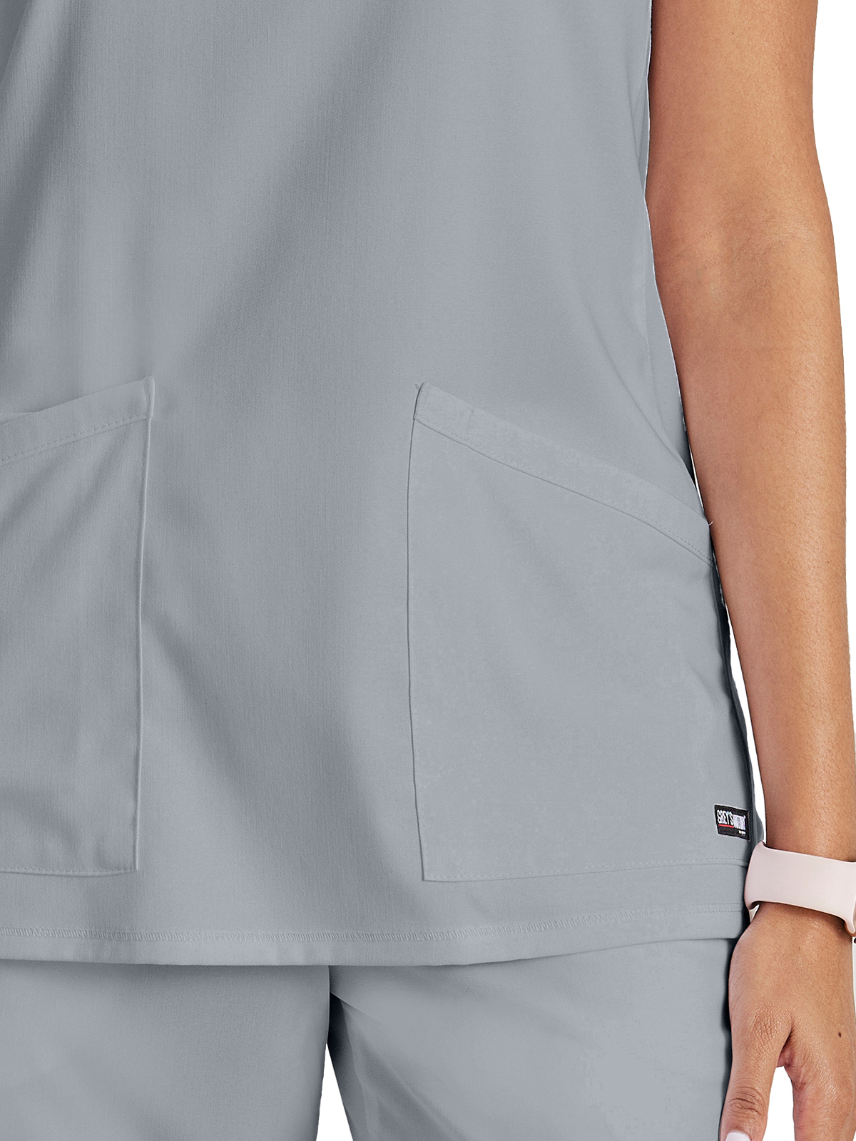Grey's Anatomy Spandex Stretch - Women's Three-Pocket V-Neck Serena Scrub Top 51