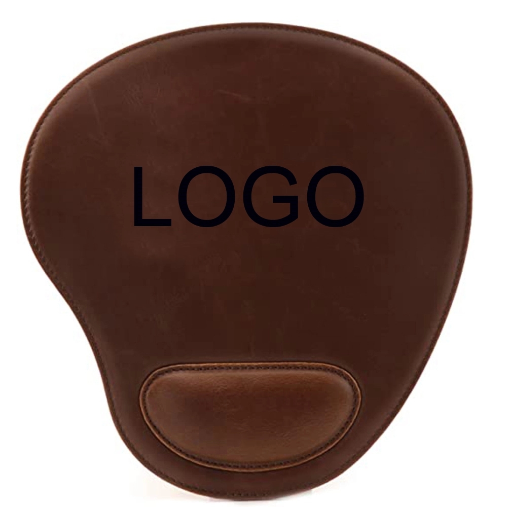 PU Leather Mouse Pad with Wrist Support 5