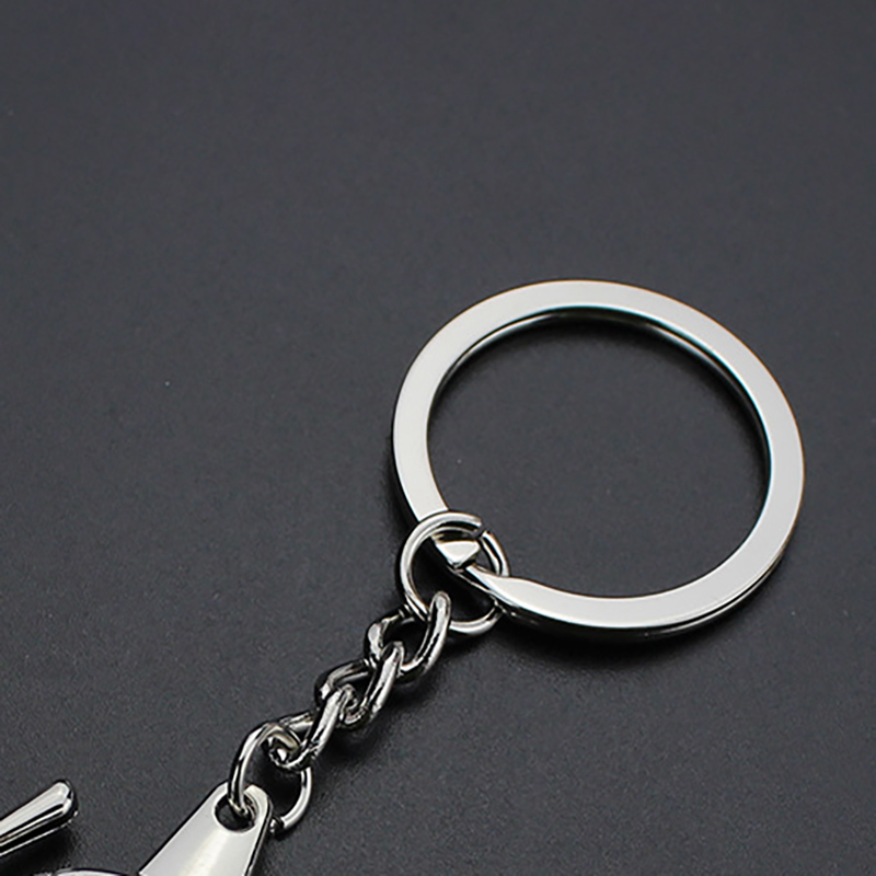 Mini Helicopter Metal Keychain 6