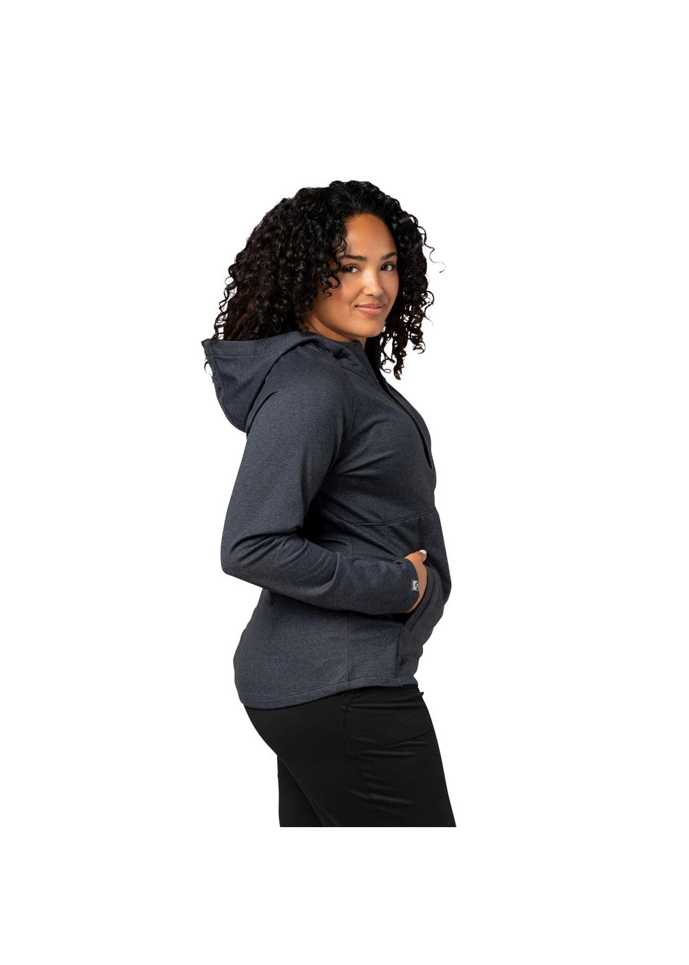 Storm Creek Women's Sidekick Super Soft Midweight Hooded Half Zip 5