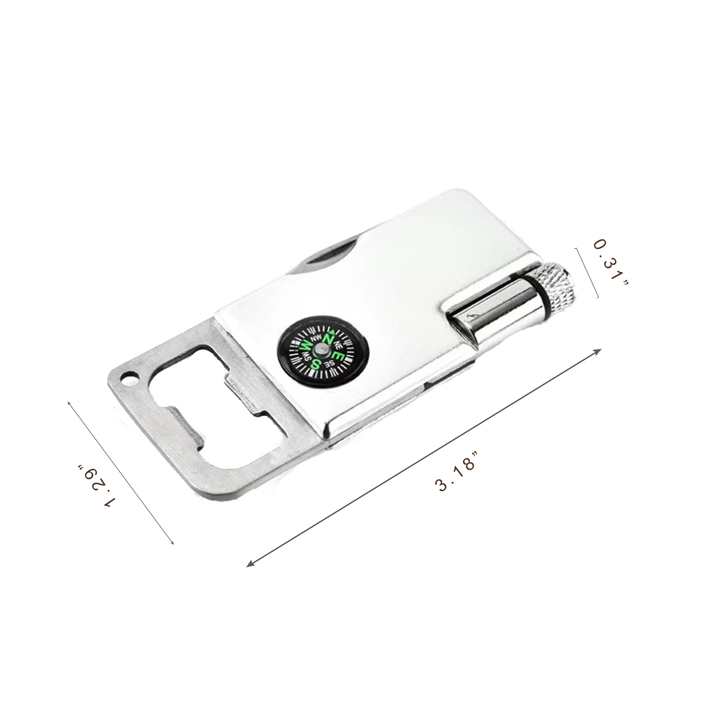 4-In-1 Multi-Function Tool Compass bottle opener & Led light 5