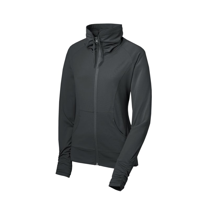 Sport-Tek Women's Sport-Wick Stretch Full-Zip Jacket. 6