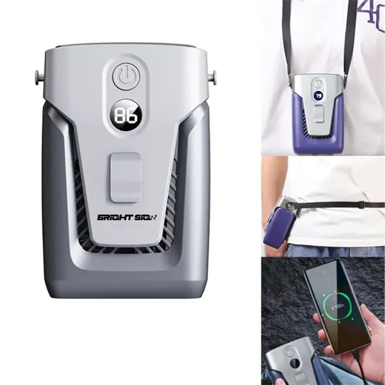 Heavy-Duty Waist Fan with 12000mAh Power Bank 1