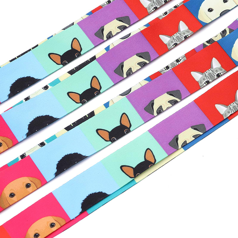 Open Ended Double Clip Full Color Lanyards 28